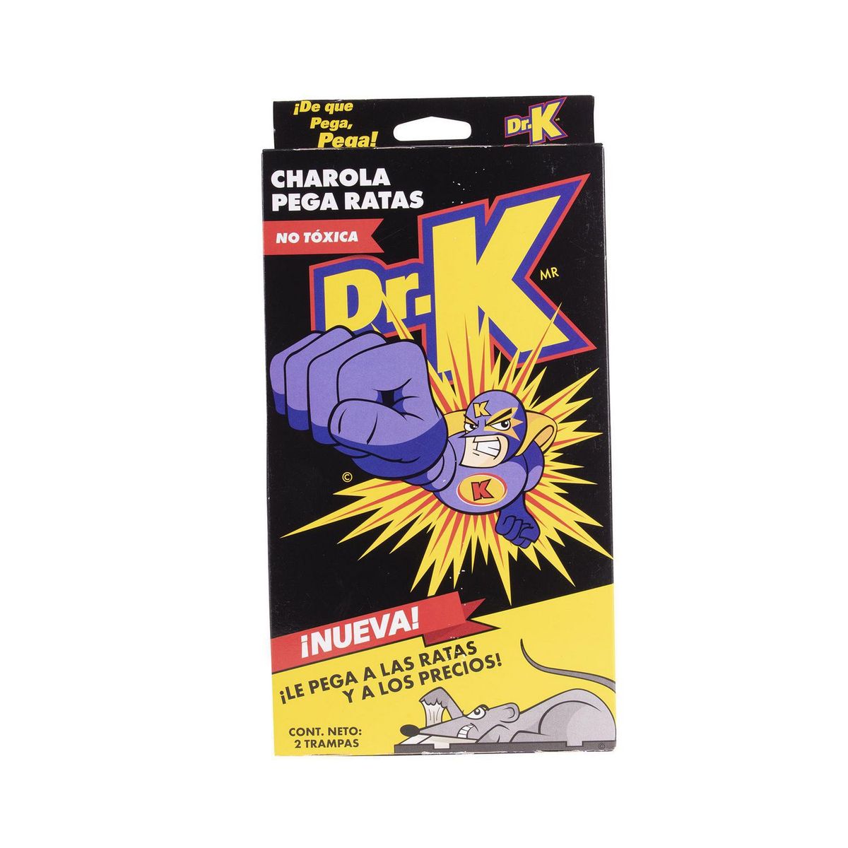 Trampa de pegamento para rata, marca Dr K - Foto Principal