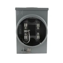 Base p/medidor 5 mordaza 1F/2F 100A