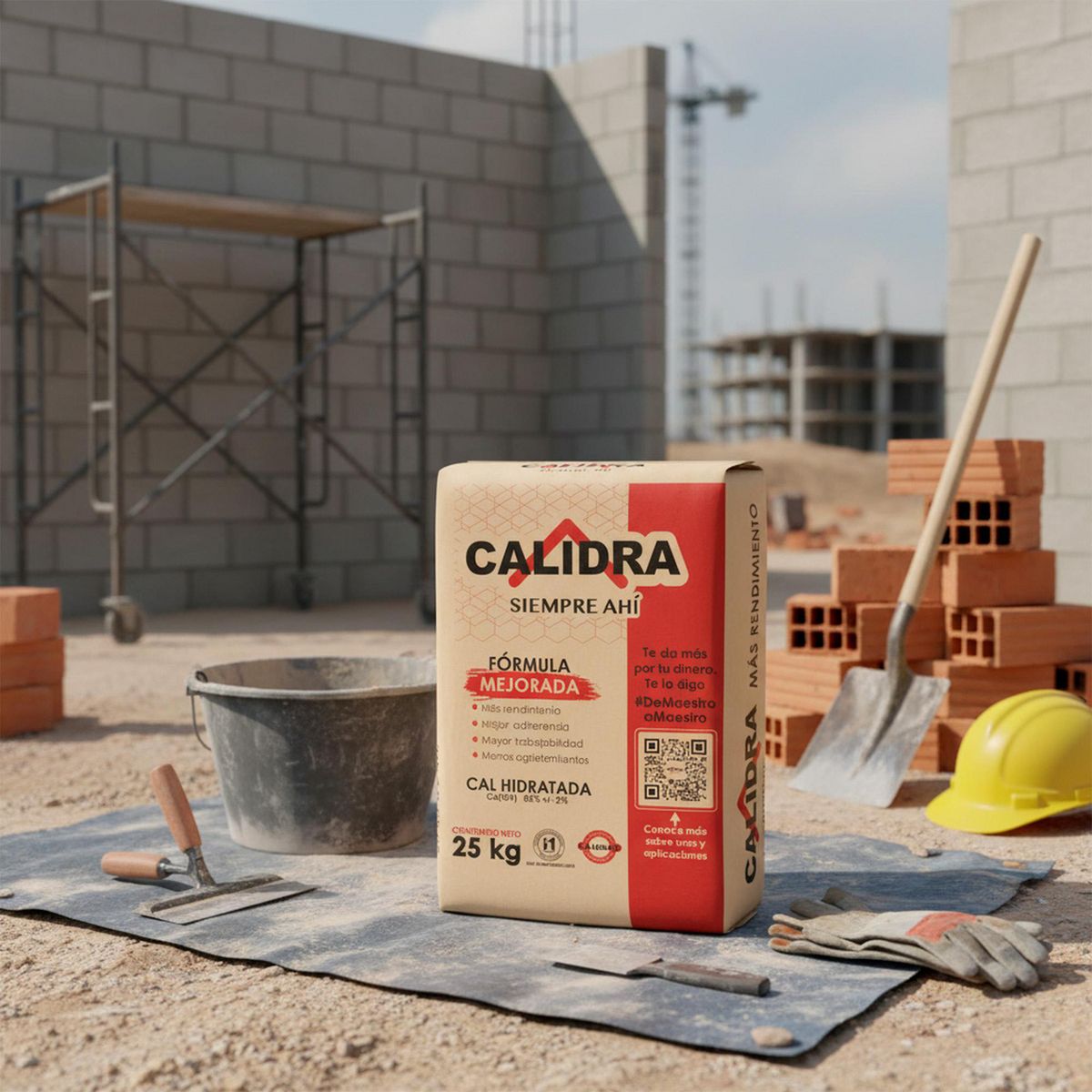 Calidra - Bulto de cal 25 kg