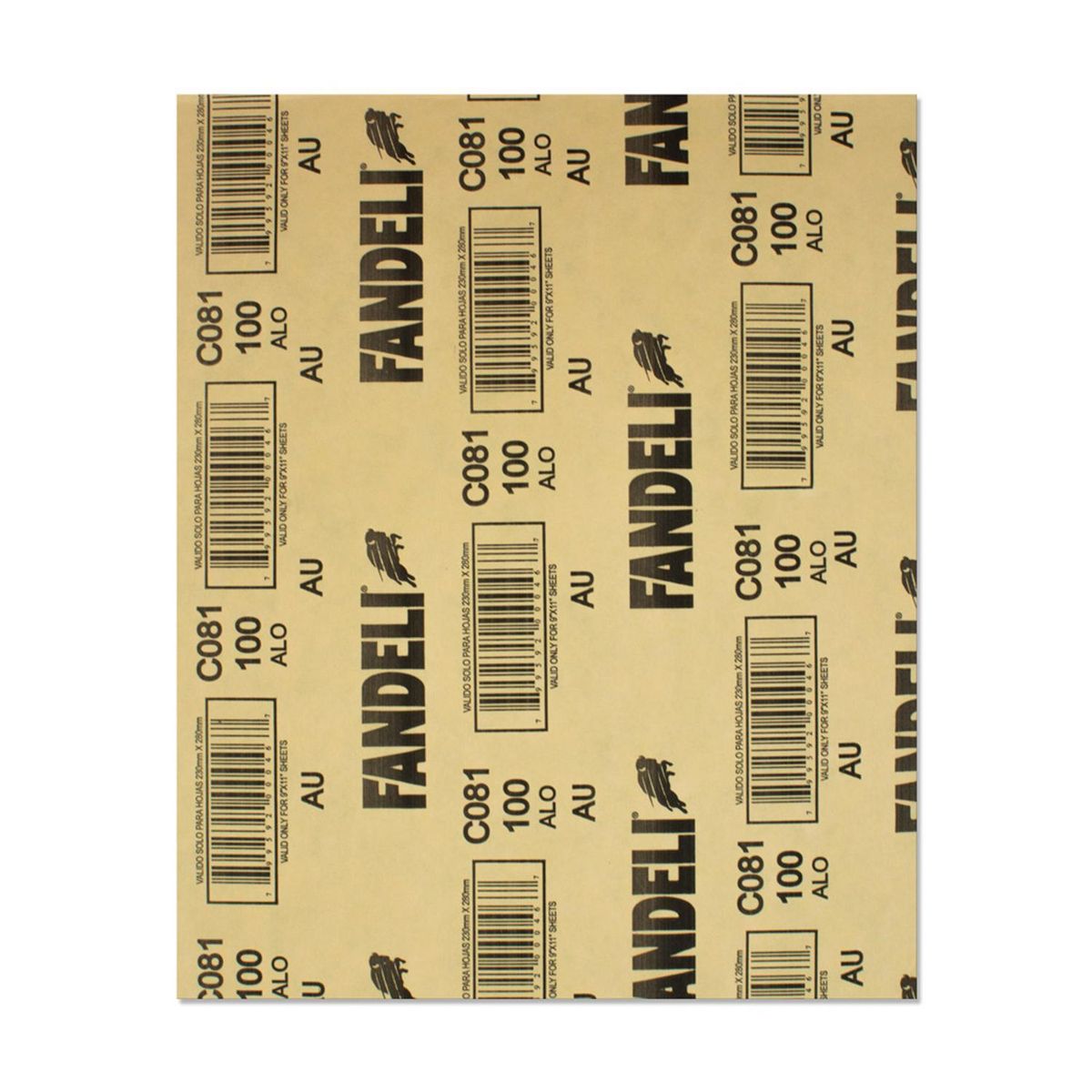 Fandeli - Hoja de lija de madera c- 081 100
