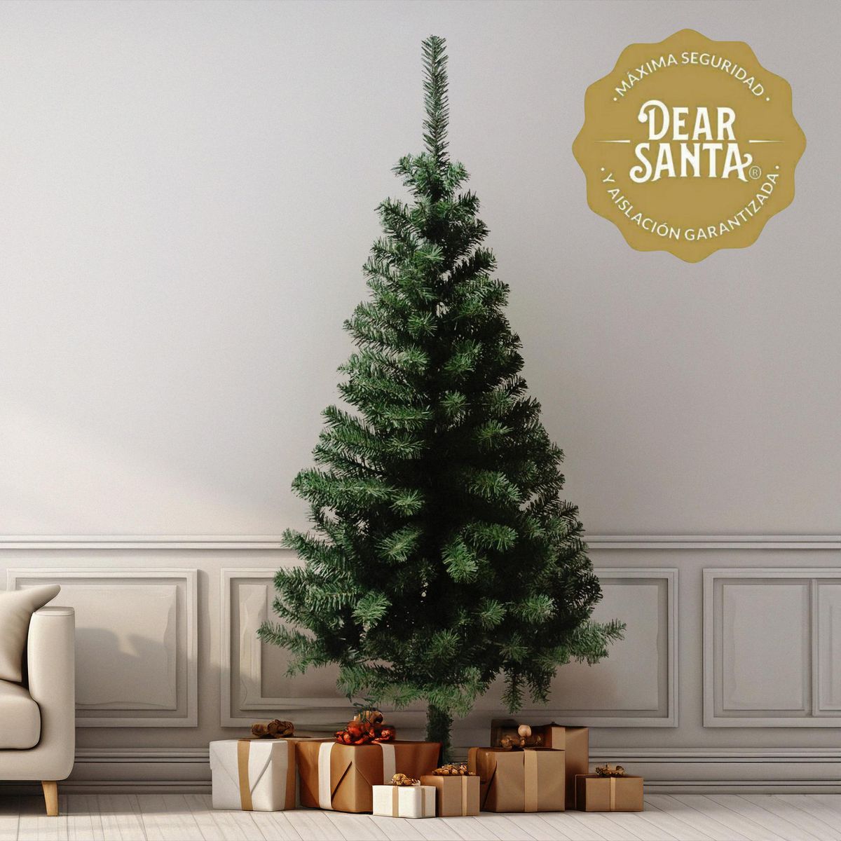 Dear Santa - Árbol de Navidad Canadiense 1.20M/Diámetro 56cm/Ramas 141