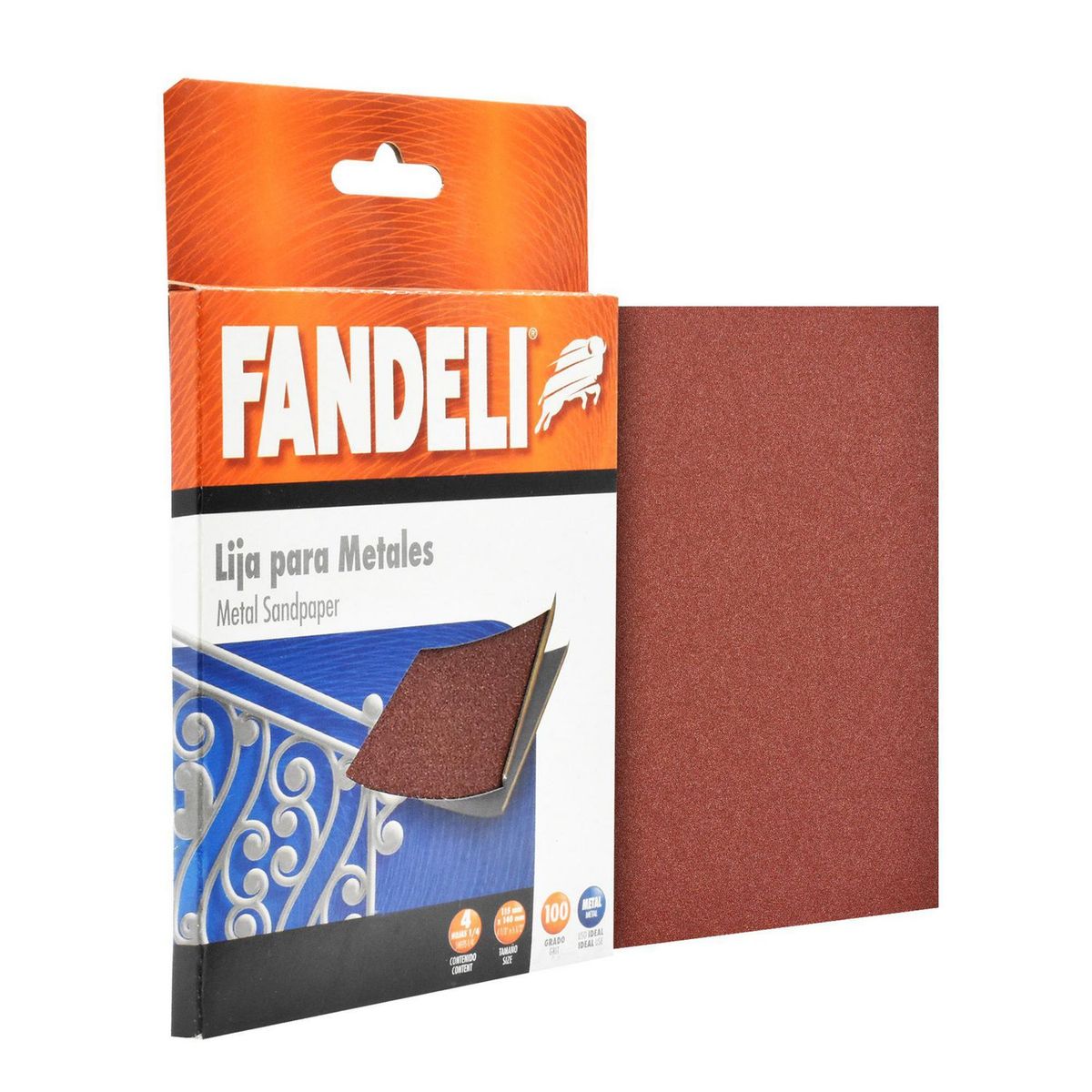 Fandeli - Kit hoja metal 4 piezas