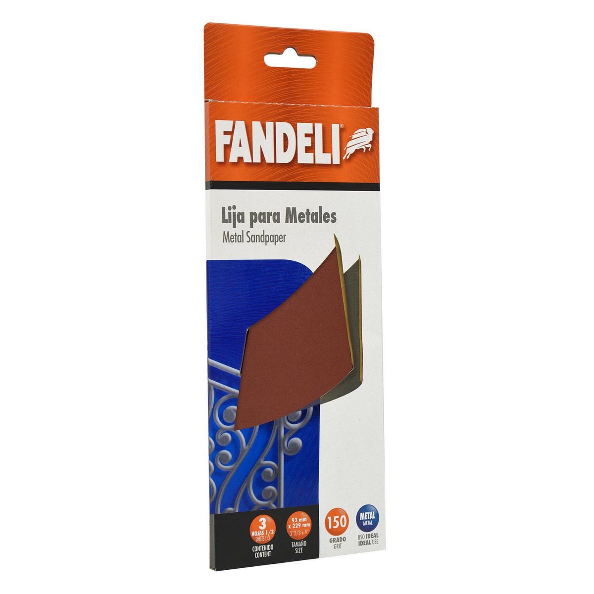 Fandeli - Kit hoja metal 3 piezas