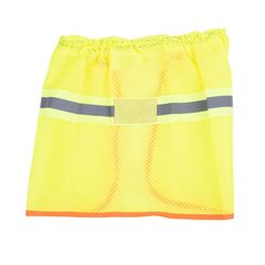 Cubrenuca para Casco Amarillo con Reflejante Gris 2"
