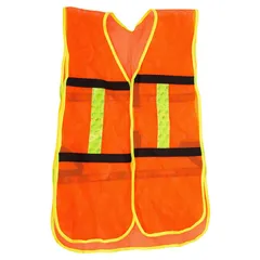 Chaleco ce Malla con Reflejante Naranja