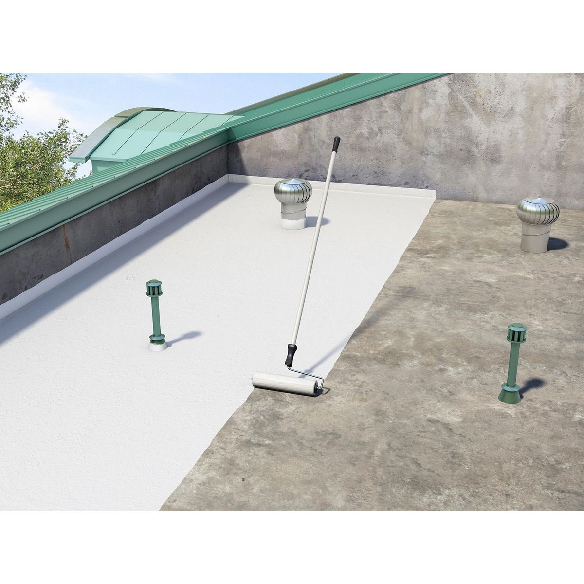 Impermeabilizante Acrílico Sika - 8 Años de 19 litros - Blanco, marca Sika - Foto 2