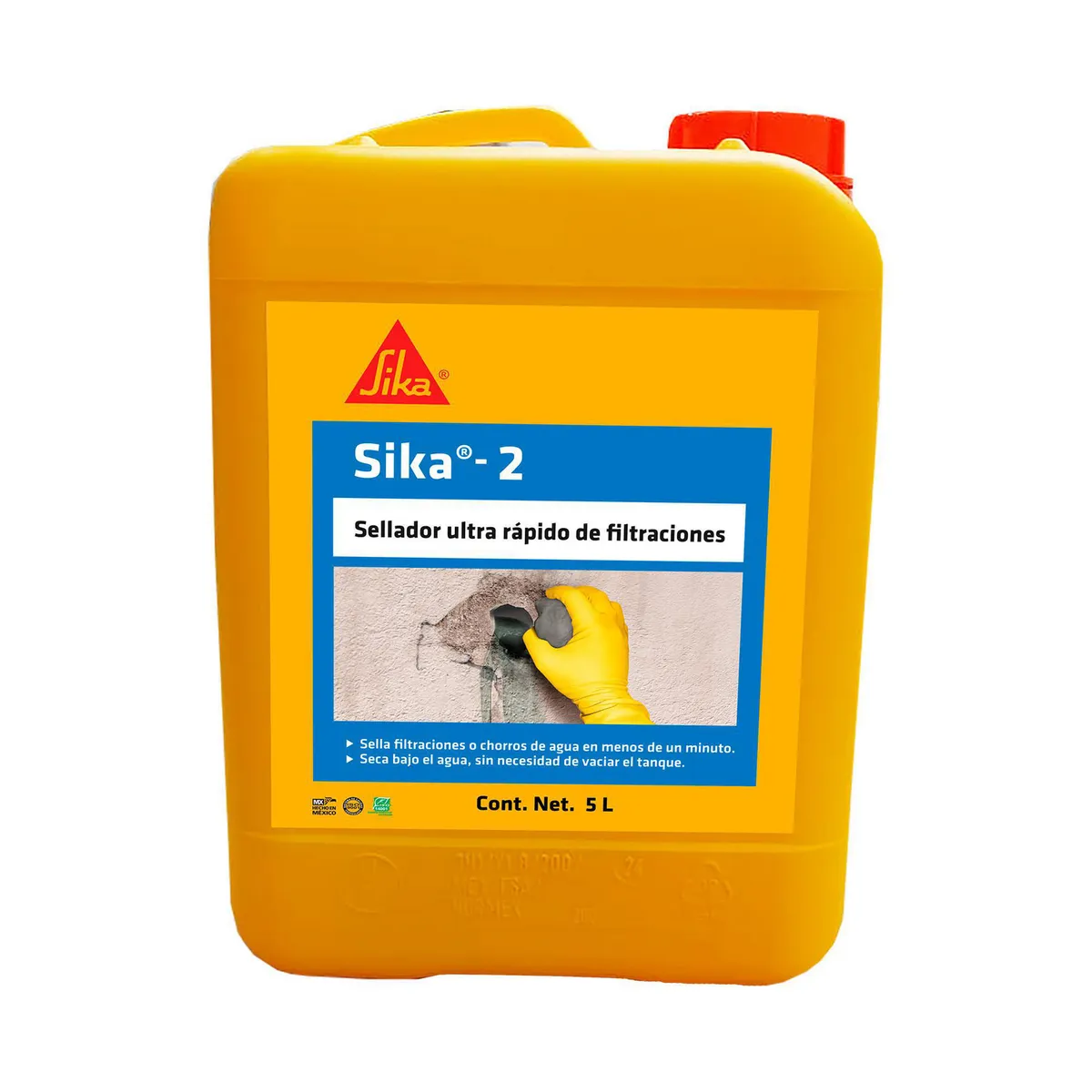 Sika - Sellador Ultra Rápido de Filtraciones Sika - 5 litros