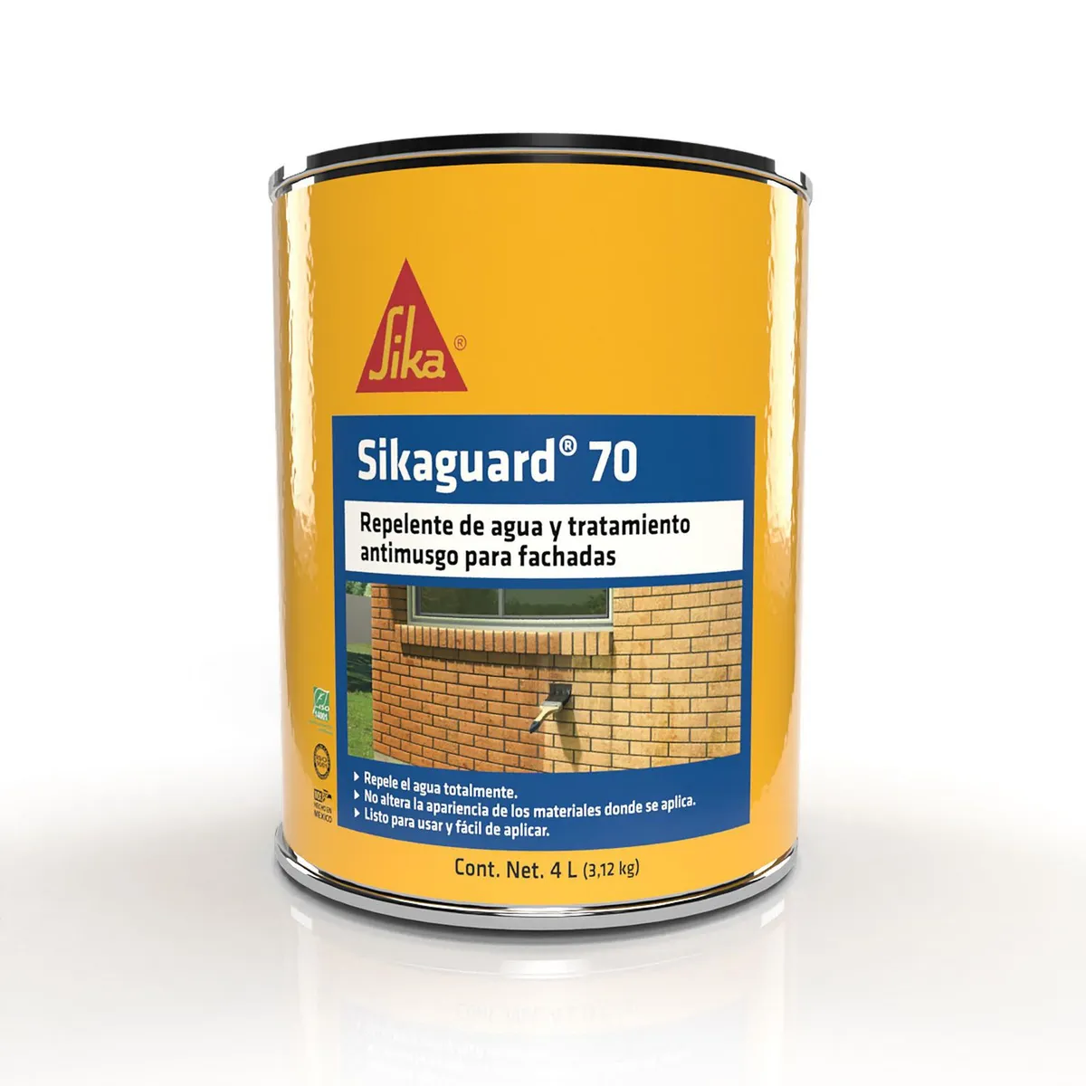 Sika - Repelente de Agua y Tratamiento Antimusgo Fachadas Sika - 4 litros