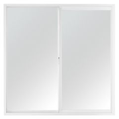 Ventana de Aluminio Blanco 60 x 60 cm