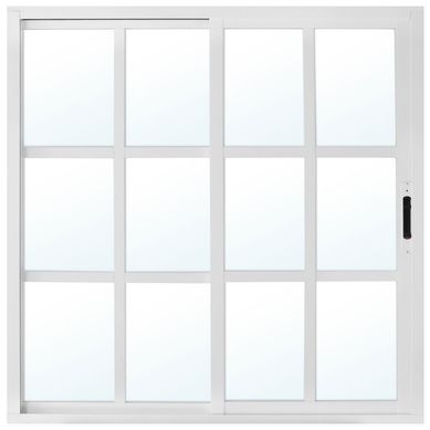 Ventana aluminio cuadros 120 x 120 cm