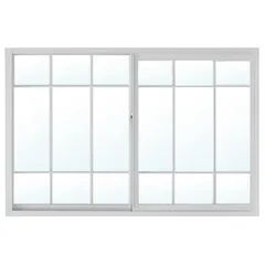 Ventana aluminio con protector 60 x 40 cm