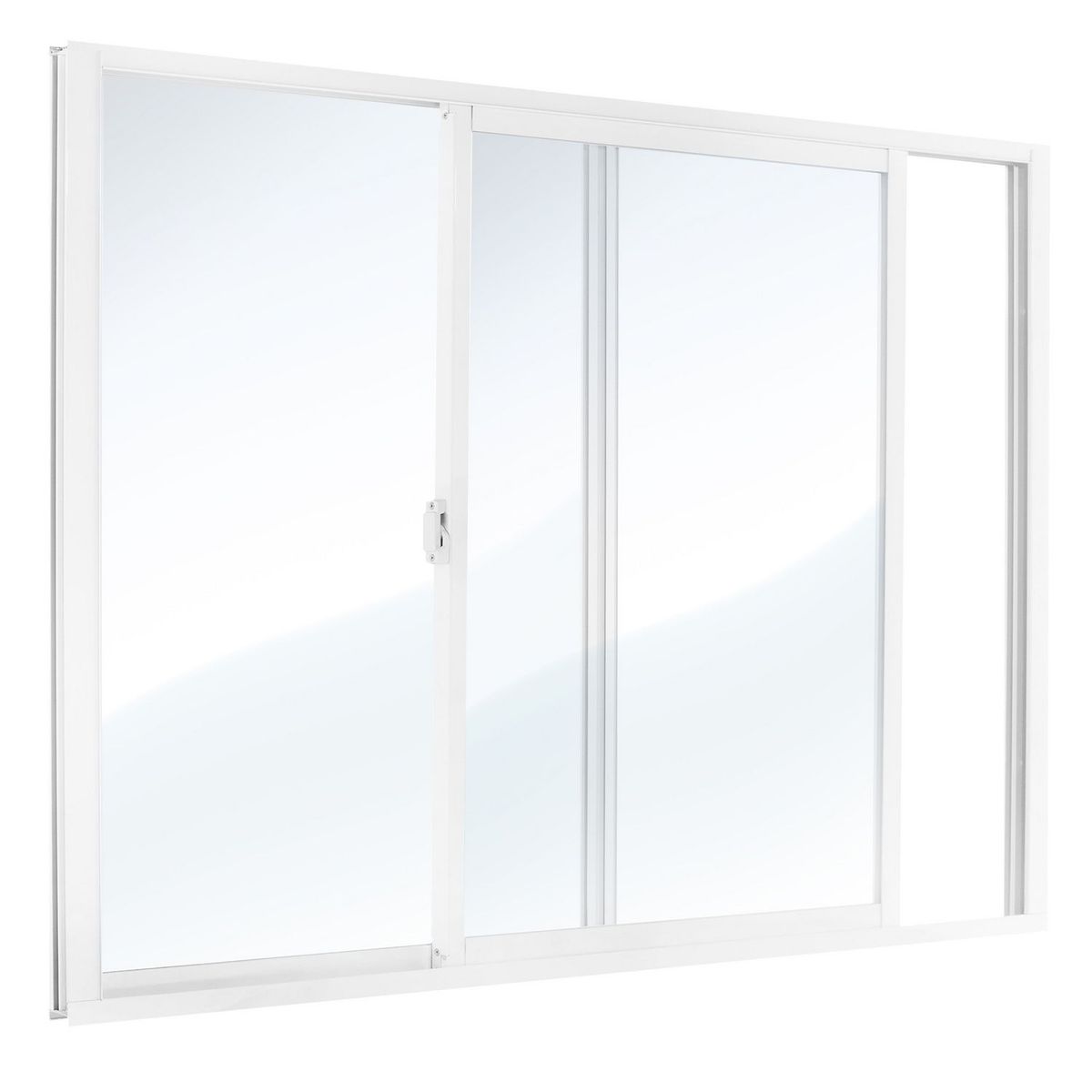 Ventana aluminio blanco 60 x 60 cm, marca Multimarca - Foto 2