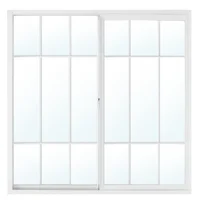 Ventana aluminio con protector 100 x 100 cm