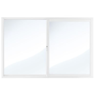 Ventana aluminio blanco 90 x 60 cm