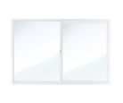 Ventana aluminio blanco 90 x 60 cm