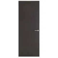 Puerta Tambor MDF Lisa Chocolate 85 x 213 cm