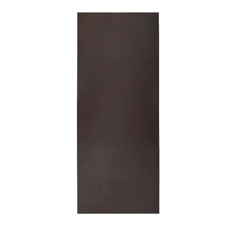 PUERTA ACERO LISA CHOCOLATE 900X2130