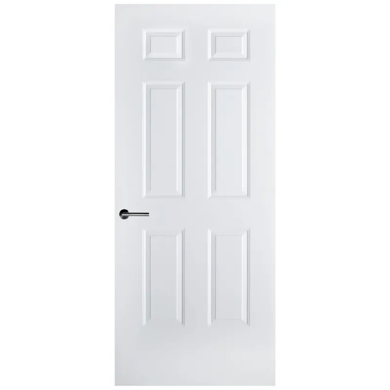 Mimsa - Puerta de Acero de 6 Paneles de 80 x 213cm Blanco