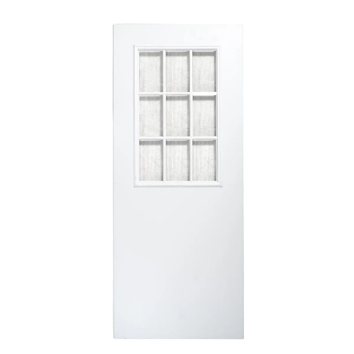 Mimsa - Puerta de Acero 9 Luces 80 x 213cm Blanco