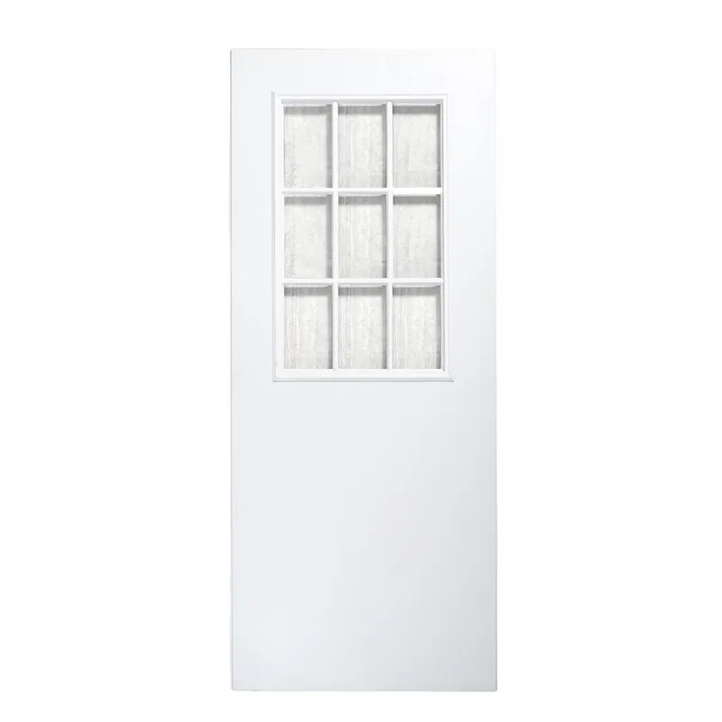 Mimsa - Puerta de Acero 9 Luces 80 x 213cm Blanco