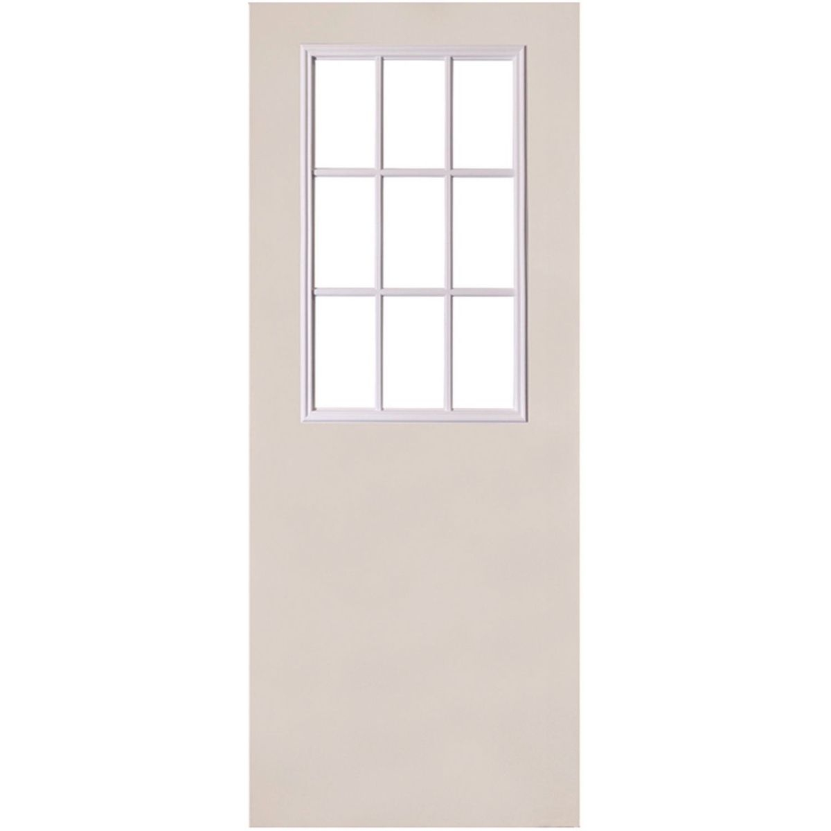 Mimsa - Puerta de Acero 9 Luces 85 x 213cm Blanco