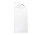 Puerta de Acero Media Luna de 80 x 213cm Blanco