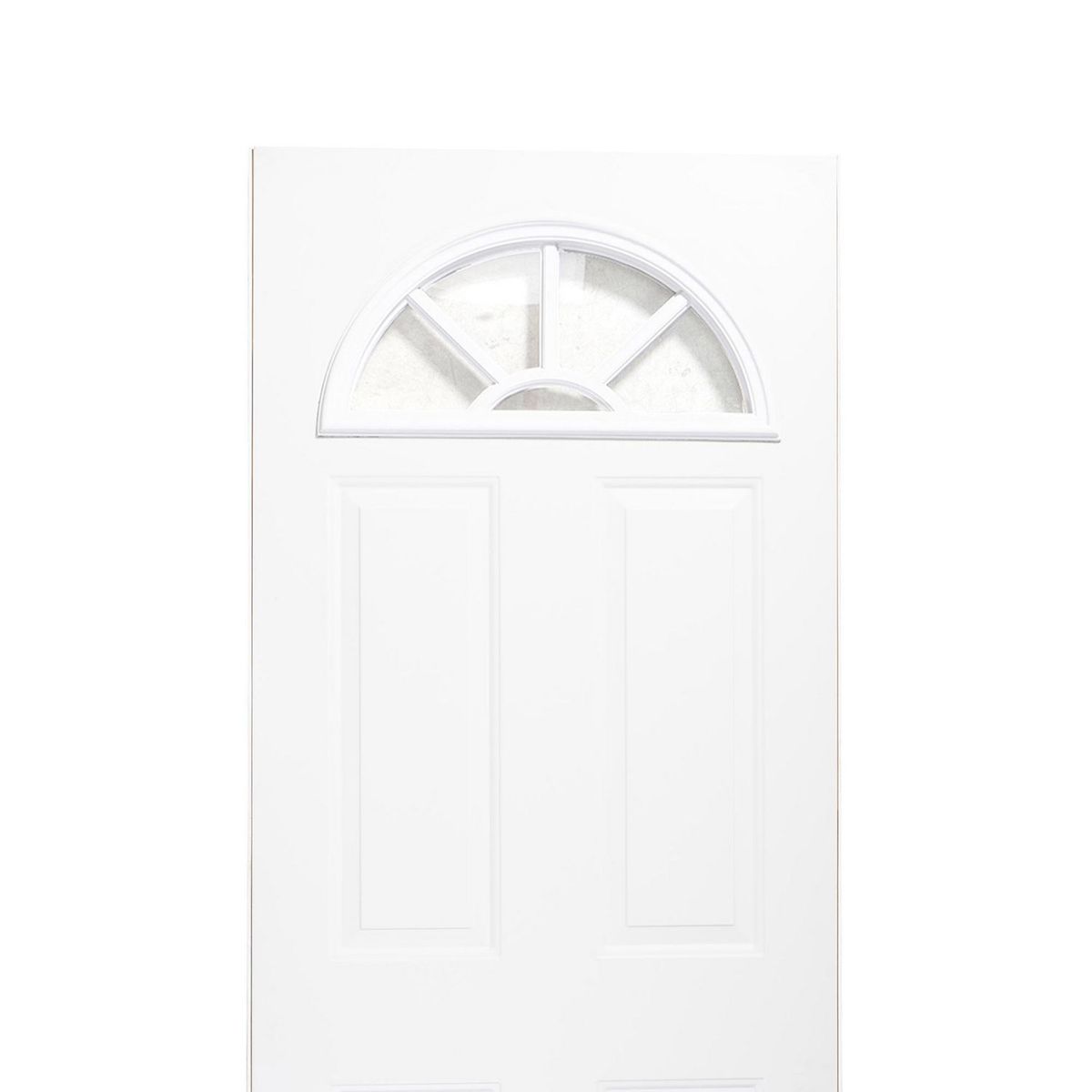 Mimsa - Puerta de Acero Media Luna de 80 x 213cm Blanco