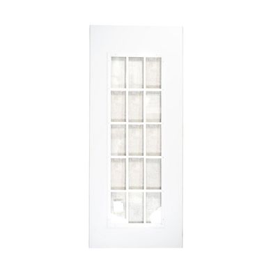 Puerta de Acero 15 Luces de 90 x 213cm Blanco