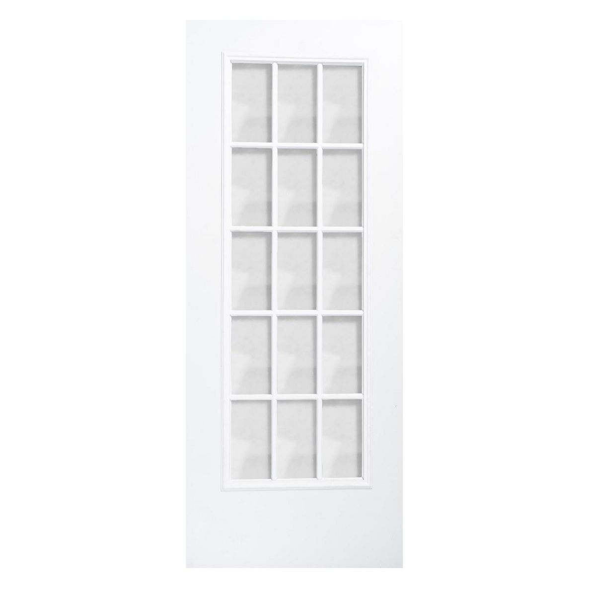 Puerta de Acero 15 Luces de 80 x 213cm Blanco, marca Mimsa - Foto Principal