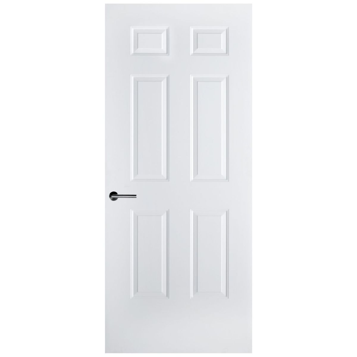 Mimsa - Puerta de Acero de 6 Paneles de 80 x 213cm Blanco