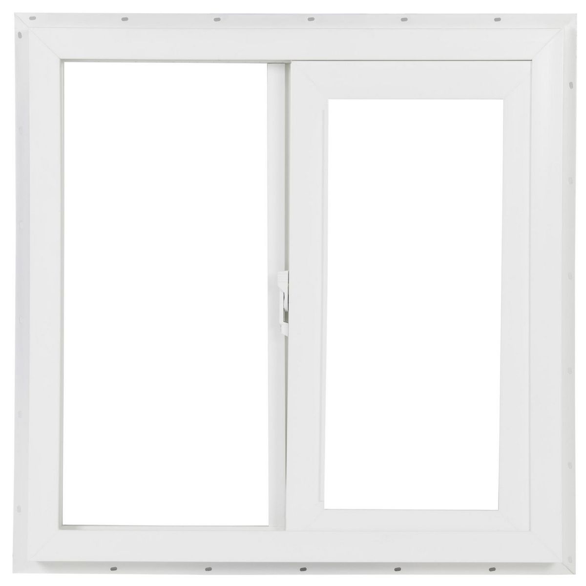 Holztek - Ventana PVC blanco 90 x 60 cm