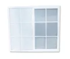 Ventana PVC termopanel 100 x 100 cm
