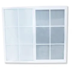 Ventana PVC termopanel 120 x 120 cm