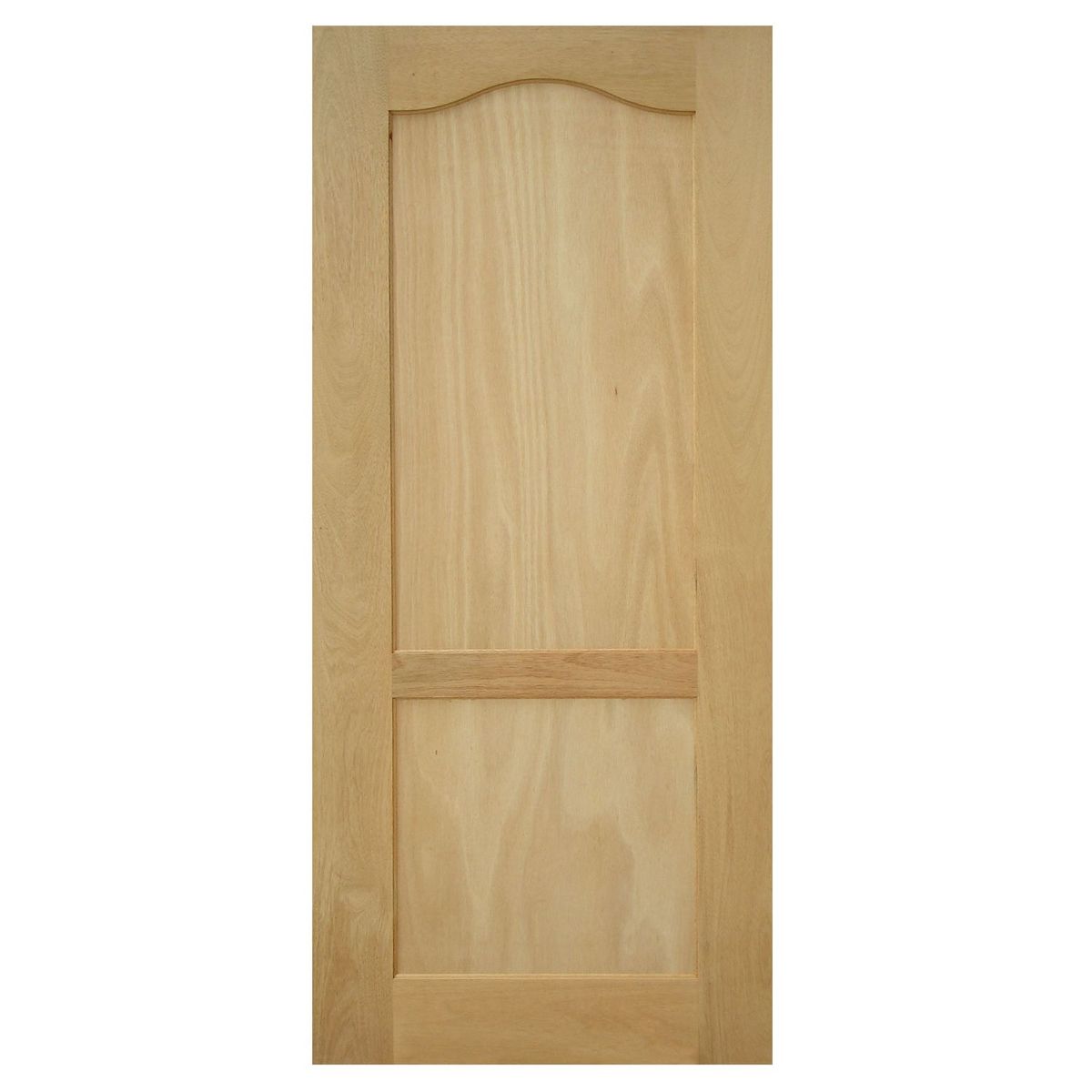Madera Excel - Puerta de madera de Pino 2 paneles de 71 x 213 cm Natural