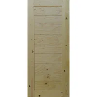 Puerta de madera de Pino 1 panel de 86 x 213 cm Natural