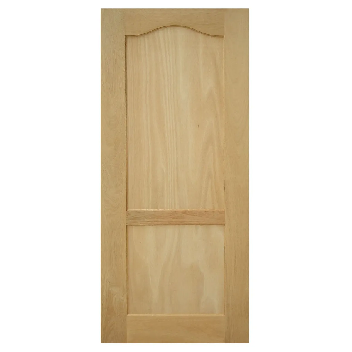 Madera Excel - Puerta de madera de Pino 2 paneles de 71 x 213 cm Natural