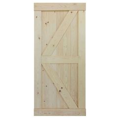 Puerta de madera Barn Door de 100 x 213 cm Natural