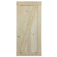 Puerta de madera Barn Door Z-1 de 100 x 213 cm Natural
