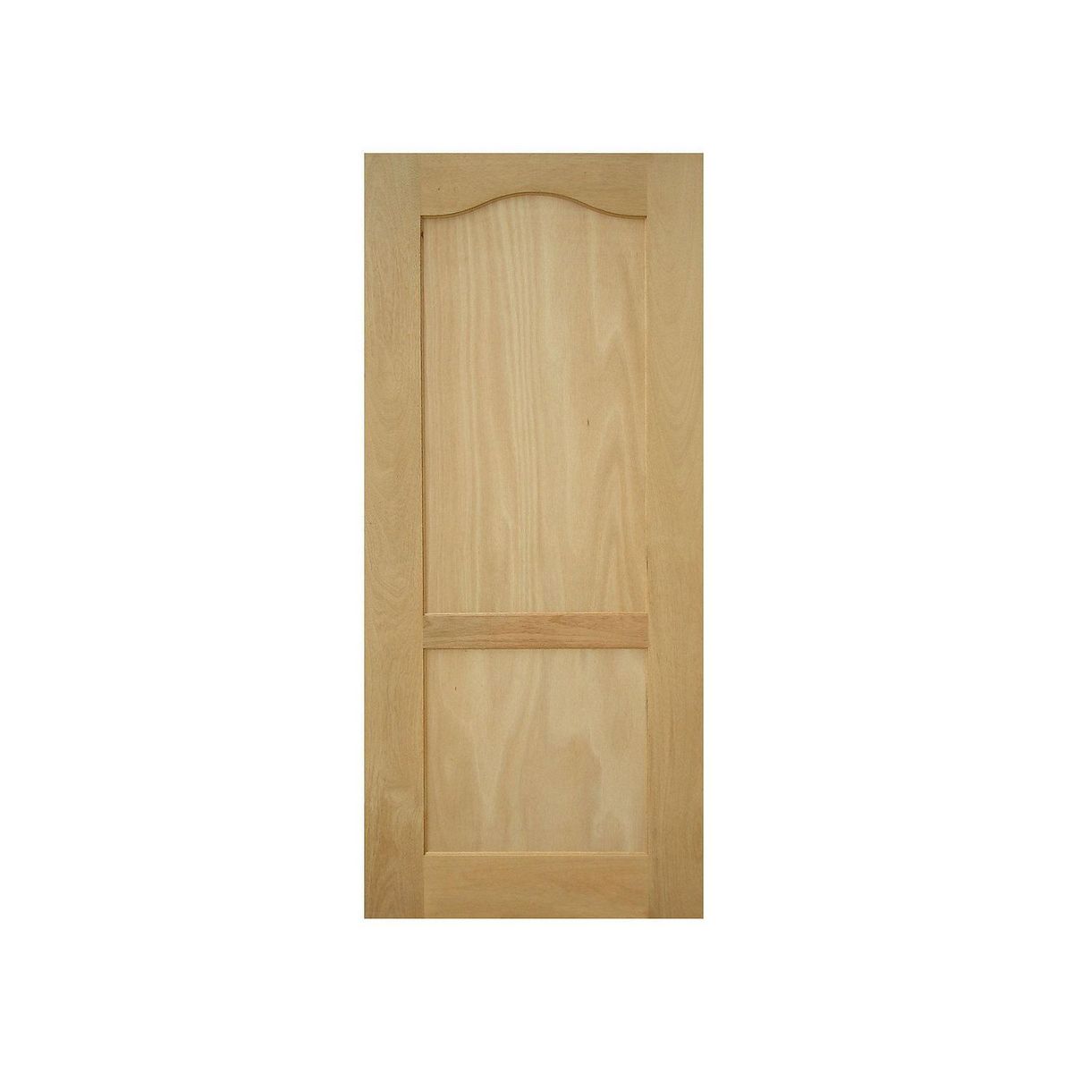 Madera Excel - Puerta de madera de Pino 2 paneles de 71 x 213 cm Natural