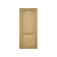 Puerta de madera de Pino 2 paneles de 81 x 213 cm Natural