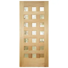 Puerta de madera Suva de 86 x 213 cm Natural