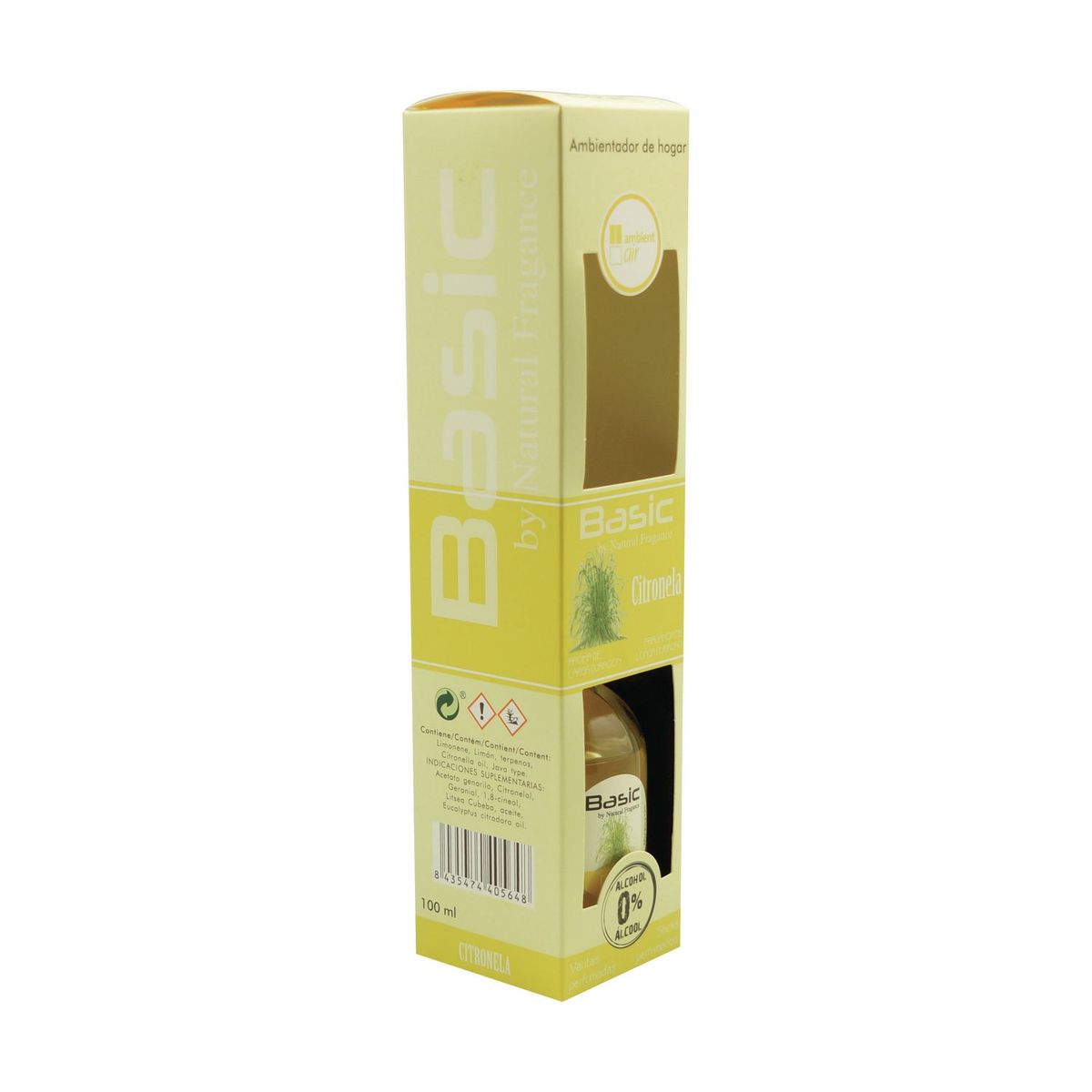 Difusor citronela 100 ml, marca Ambientair - Foto Principal