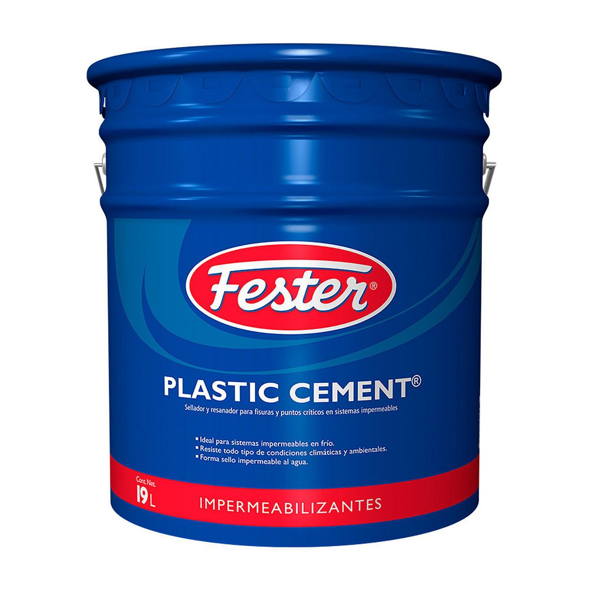 Fester - Cemento Plástico Sellador y Resanador para Fisuras Fester - 19 litros