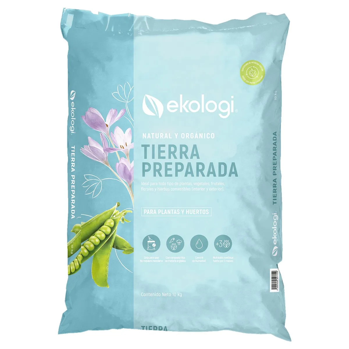 Tierra para plantas/huertos 10 kg, marca Ekologi - Foto Principal