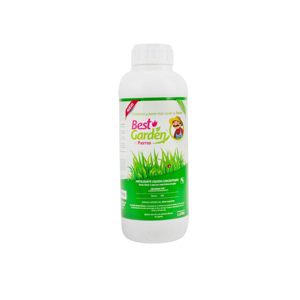 Best Garden - Fertilizante líquido concentrado p/ pasto 1 L