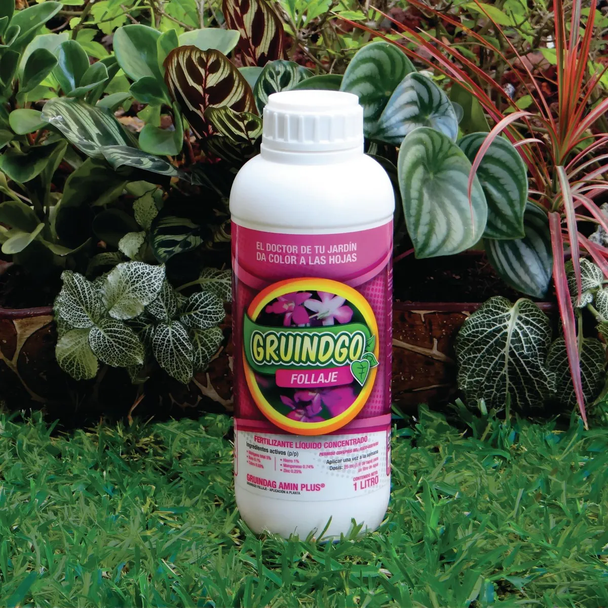 Fertilizante líquido para follaje de plantas 1 L, marca Gruindgo - Foto 2