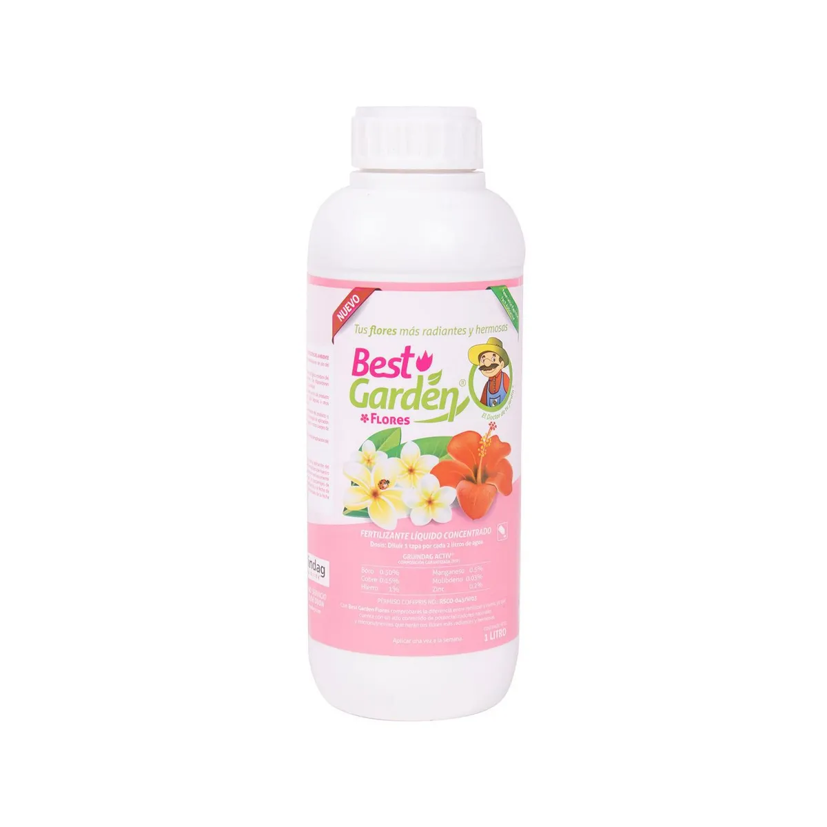Best Garden - Fertilizante líquido concentrado p/ flores 1 L
