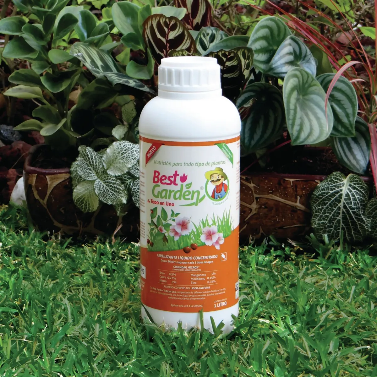 Fertilizante líquido concentrado todo en uno 1 L, marca Best Garden - Foto 2