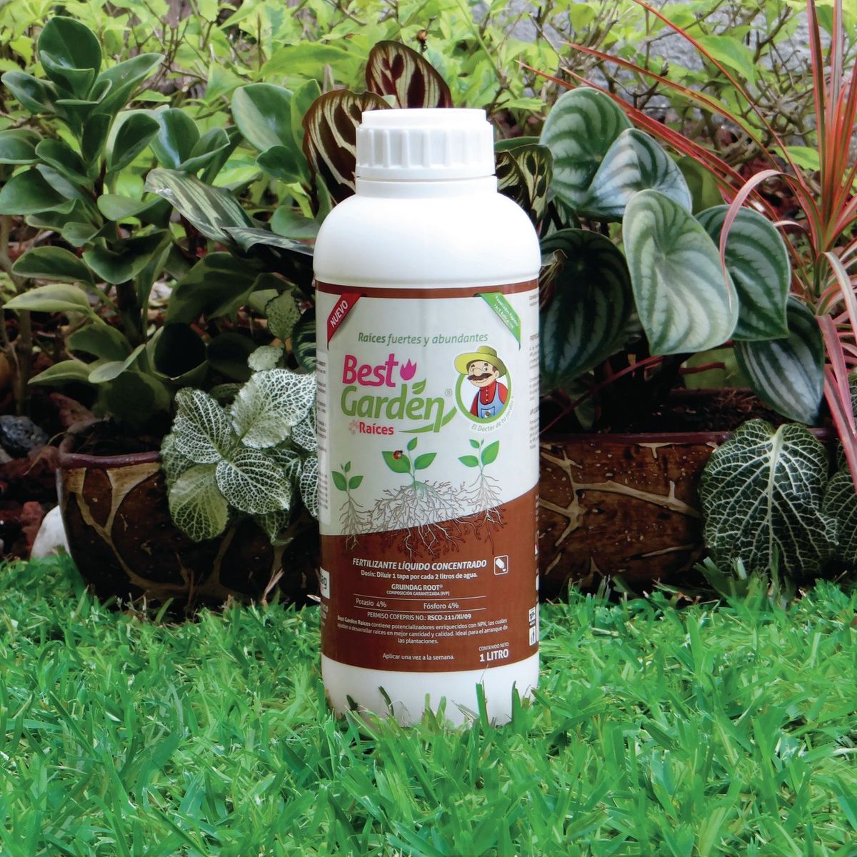Fertilizante líquidoy para mejorar raíces 1 L, marca Best Garden - Foto 2