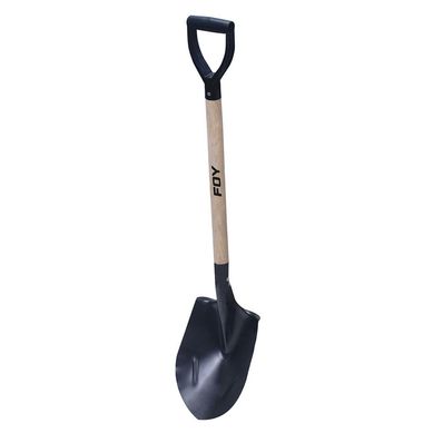 Pala redonda mango de madera pu�o 